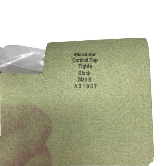 Legacy Legwear QVC Black Control Top Tights  Sz B - Picture 8 of 8